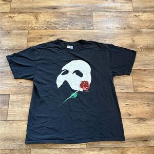 Vintage Phantom of the Opera Black Tee Shirt